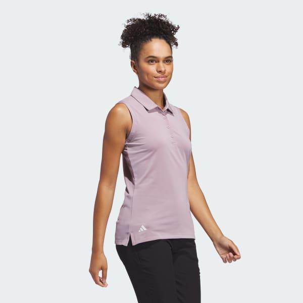 Ultimate365 Solid Sleeveless Polo Shirt Product Image