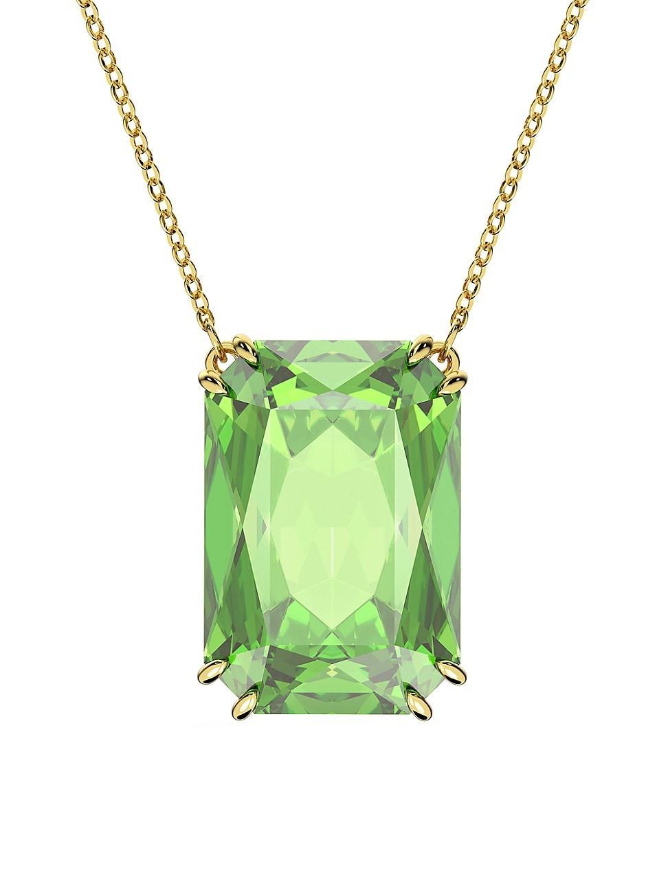 Swarovski Gold-Tone Crystal Millenia Octagon Cut 29-1/2 Pendant Necklace Product Image