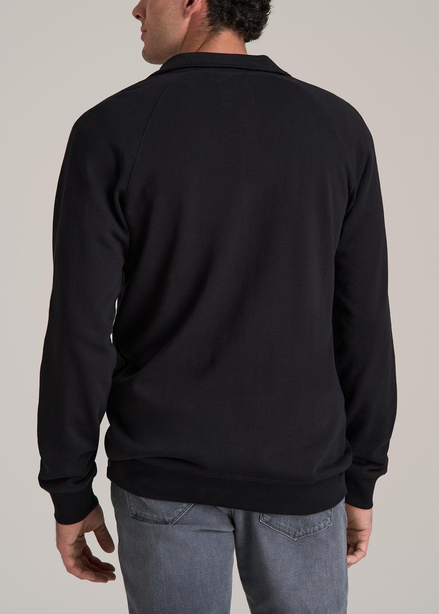 Wearever 2.0 French Terry Quarter-Zip Tall Men's Sweatshirt in Black Male Product Image