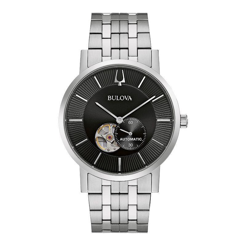 Bulova Mens Automatic Stainless Steel Watch - 96A239 Silver Product Image