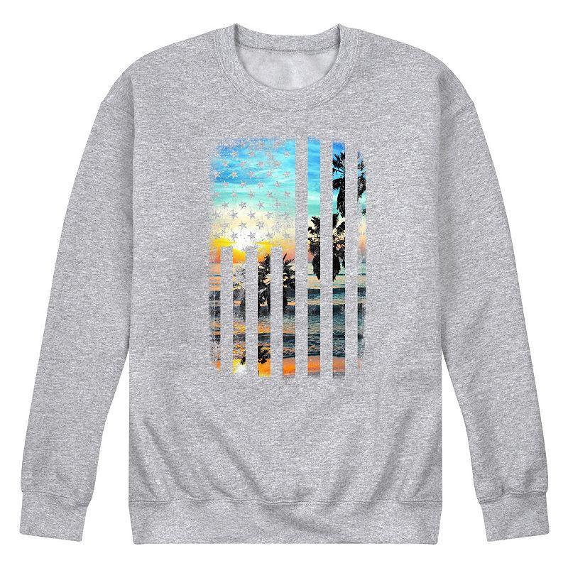 Mens Sunset Flag Fleece Sweatshirt Product Image