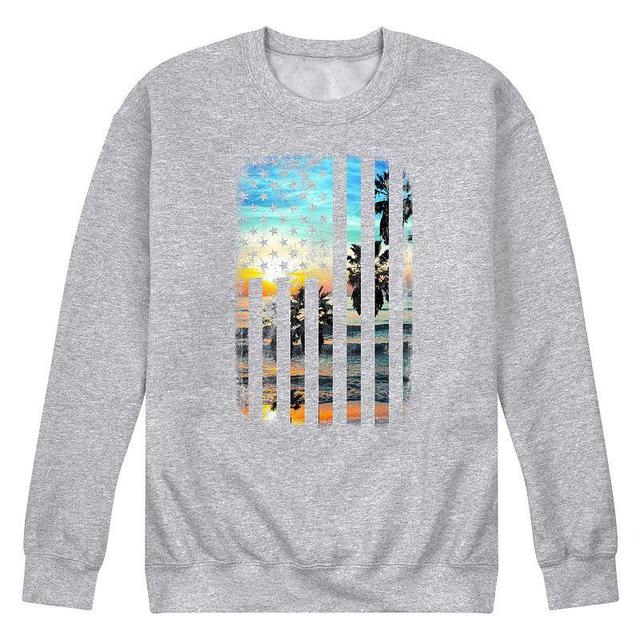 Mens Sunset Flag Fleece Sweatshirt Product Image