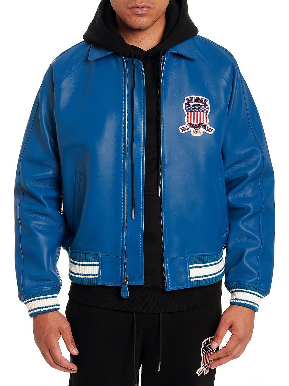 Mens Icon Leather Jacket Product Image