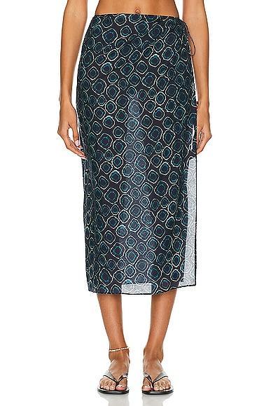 Ulla Johnson Anya Skirt in Blue Product Image