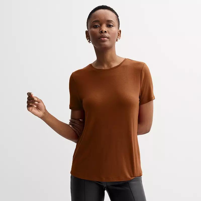 Womens Nine West Essential Crewneck Tee Product Image