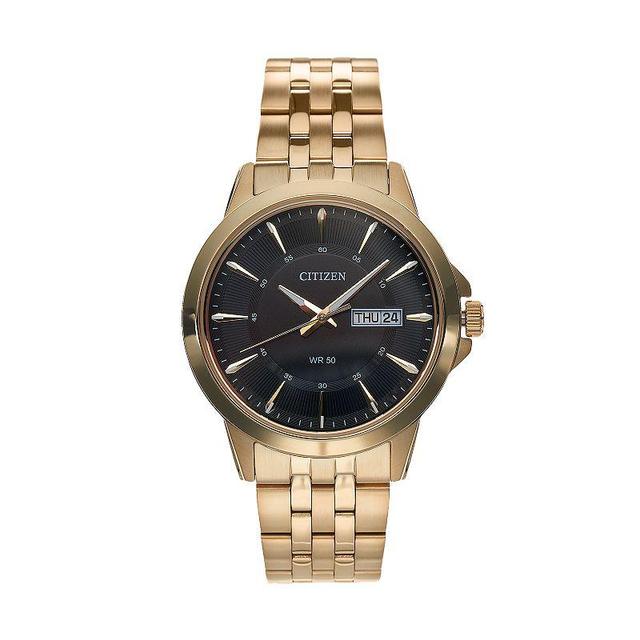 Citizen Mens Stainless Steel Watch, Gold Tone Product Image