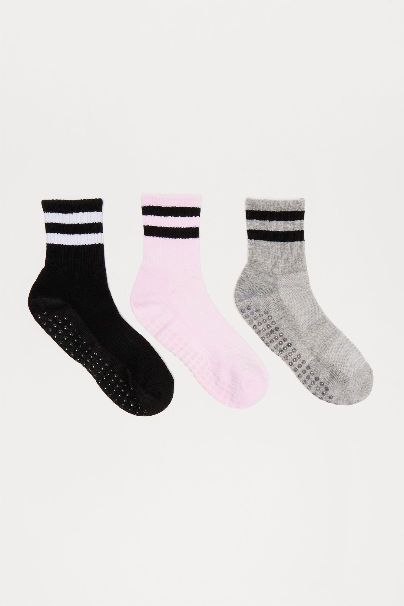 Pilate Crew 3 Pack Socks - Multi Color Product Image