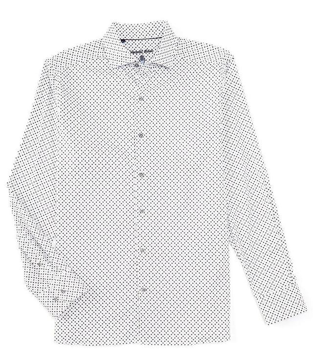 Visconti Mini Star Print Long Sleeve Woven Shirt Product Image