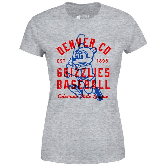 Denver Grizzlies - Colorado - Vintage Defunct Baseball Teams - Women's T-Shirt Female Product Image