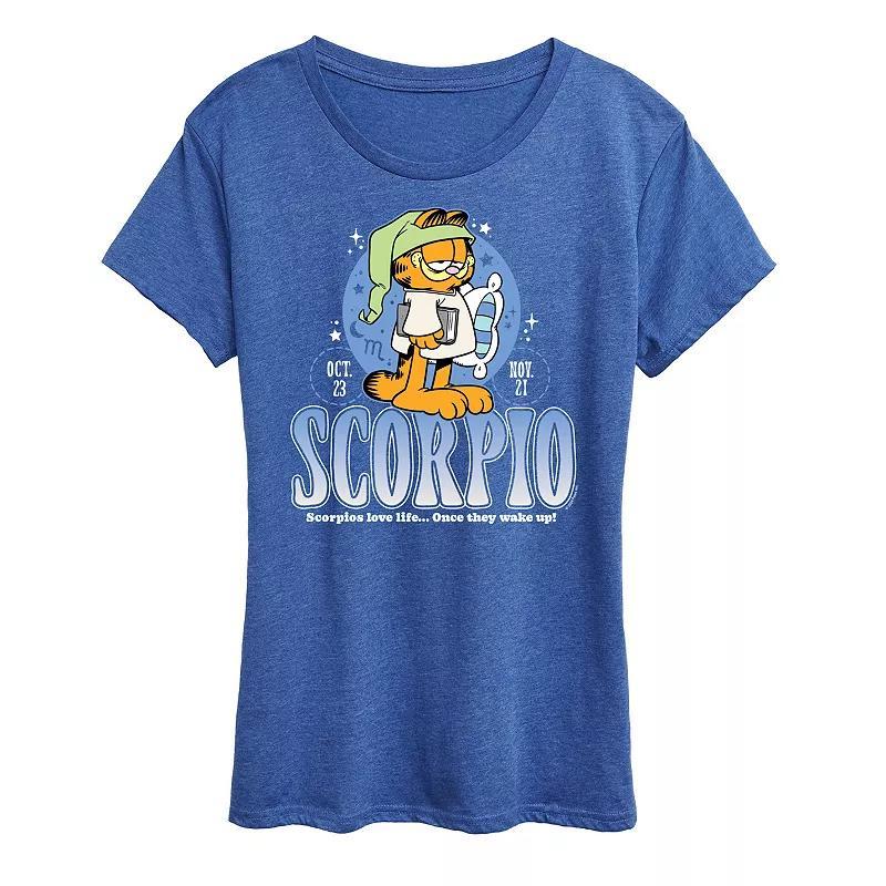 Womens Garfield Scorpio Graphic Tee Product Image