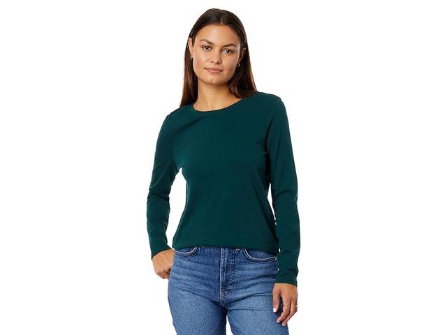 Madewell Northside Vintage Long-Sleeve Tee (Smoky Spruce) Women's Clothing Product Image