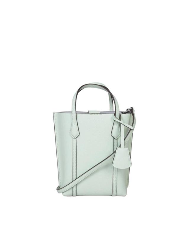 Perry Mini Tote Bag In White Product Image