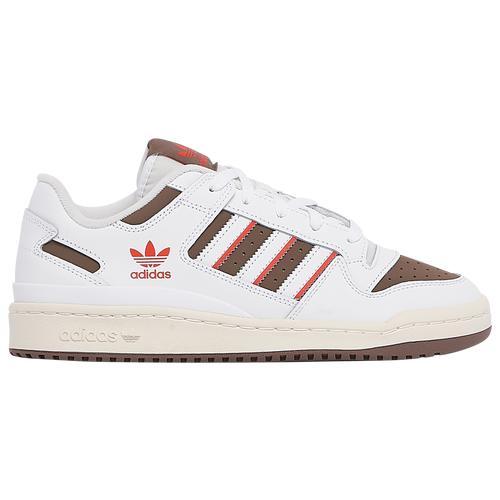 adidas Originals Mens adidas Originals Forum Low CL - Mens Basketball Shoes Red/Brown/White Product Image