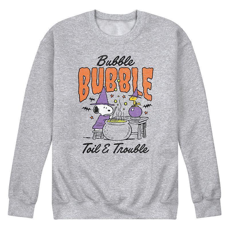 Mens Snoopy Bubble, Bubble, Toil & Trouble Long Sleeve Graphic Tee Product Image