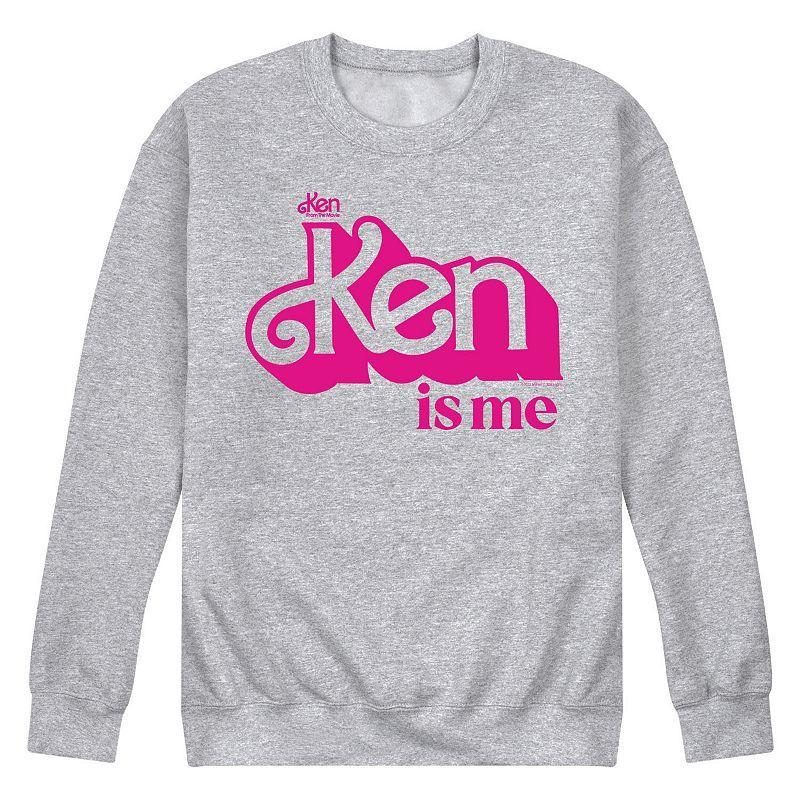 Mens Barbie The Movie Ken Is Me Fleece Sweatshirt Med Grey Product Image