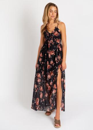 Kilah Dress in Black Floral Product Image