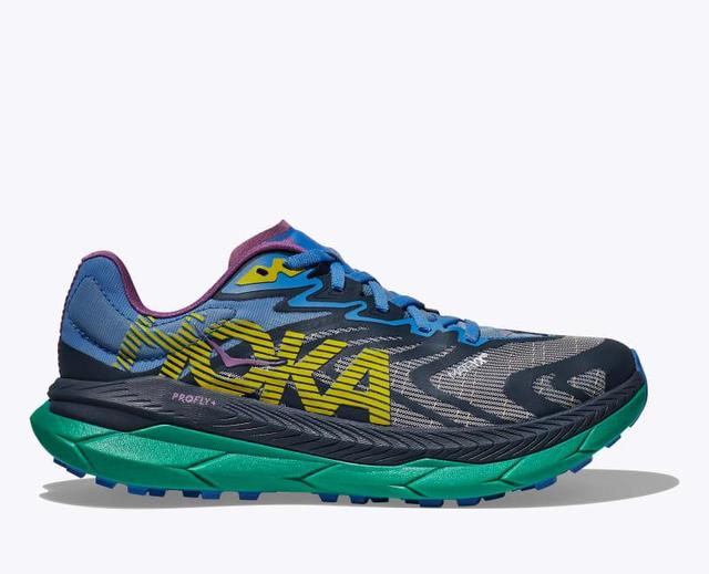 HOKA Mens Tecton X 2 Shoes in Black/Flame, Size 8 Product Image