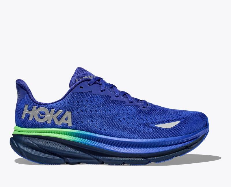 HOKA Mens Clifton 9 GTX Shoes in Dazzling Blue/Evening Sky, Size 7.5 Product Image