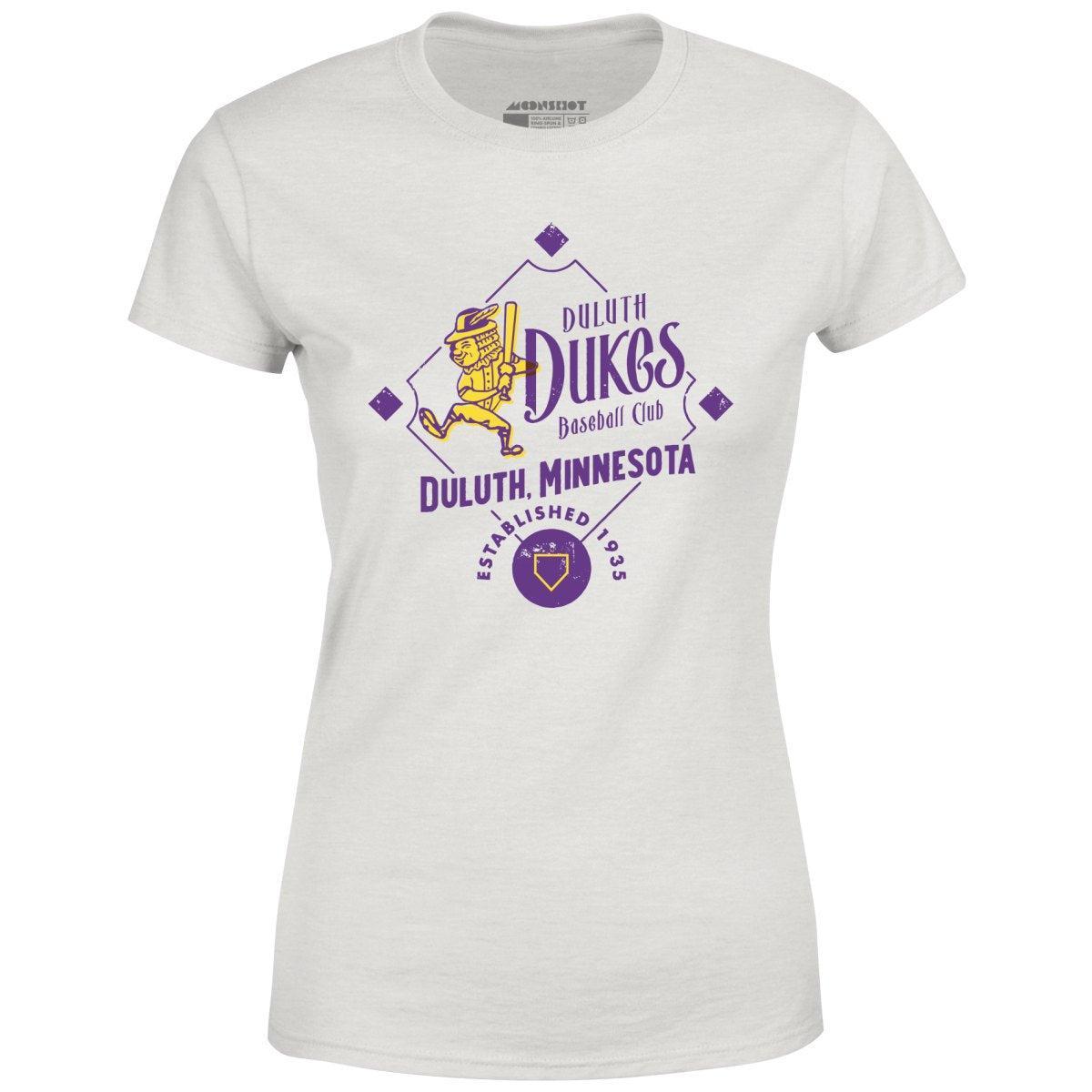 Duluth Dukes - Minnesota - Vintage Defunct Baseball Teams - Women's T-Shirt Female Product Image