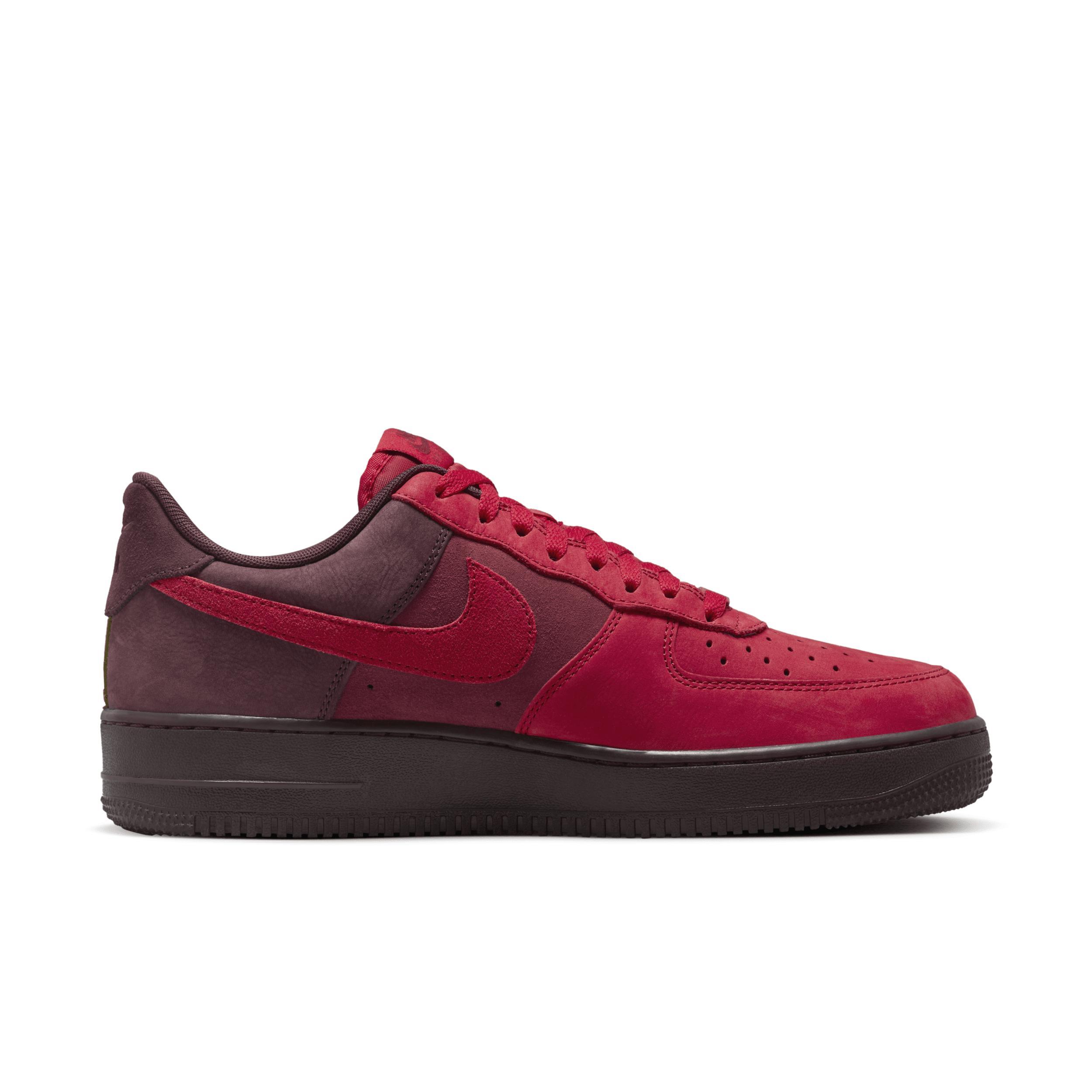 Nike Mens Air Force 1 07 FR - Basketball Shoes University Red/Gym Red/Burgundy Product Image