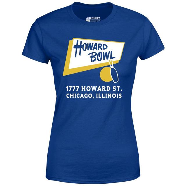 Howard Bowl - Chicago, IL - Vintage Bowling Alley - Women's T-Shirt Female Product Image