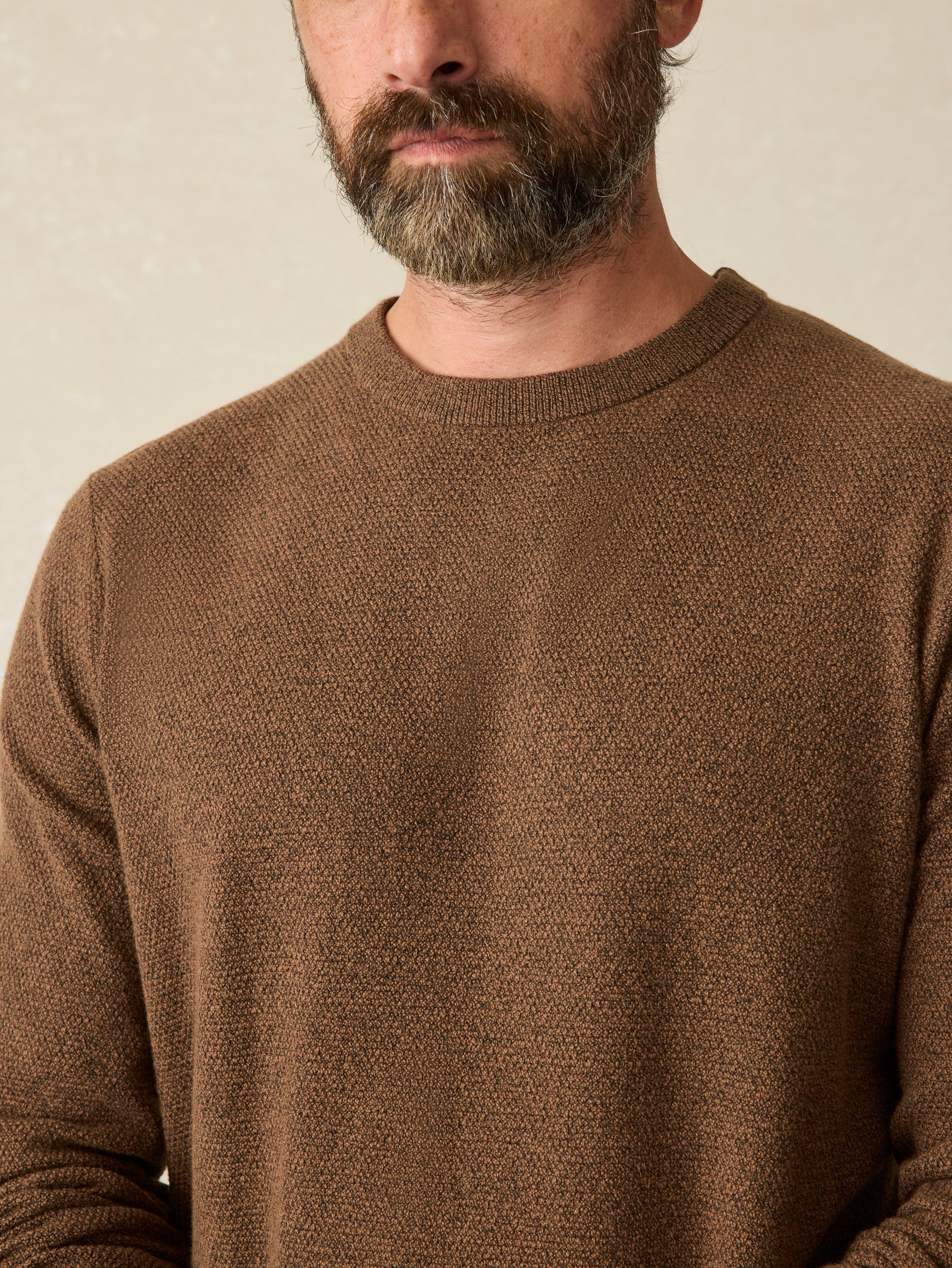 Jackson Crew Sweater - Trail Brown Heather Male Product Image