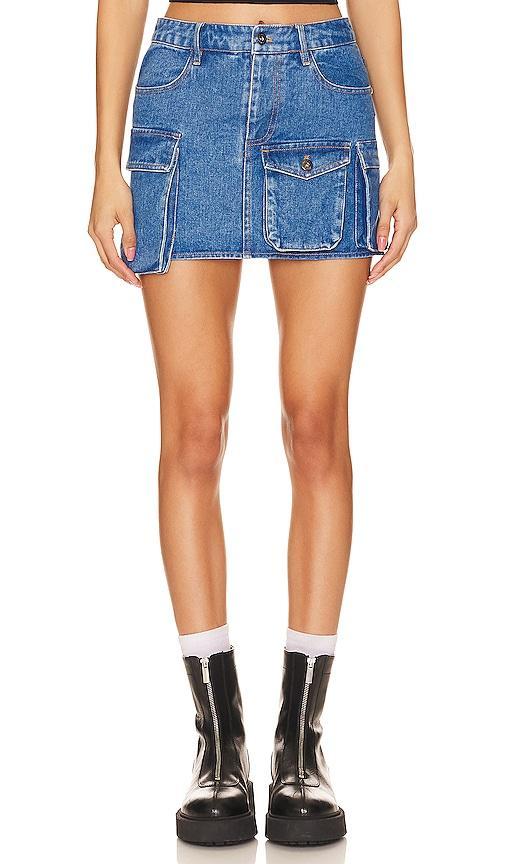 Bardot Zerah Cargo Mini Skirt Size 10, 12, 2, 4, 6. Product Image