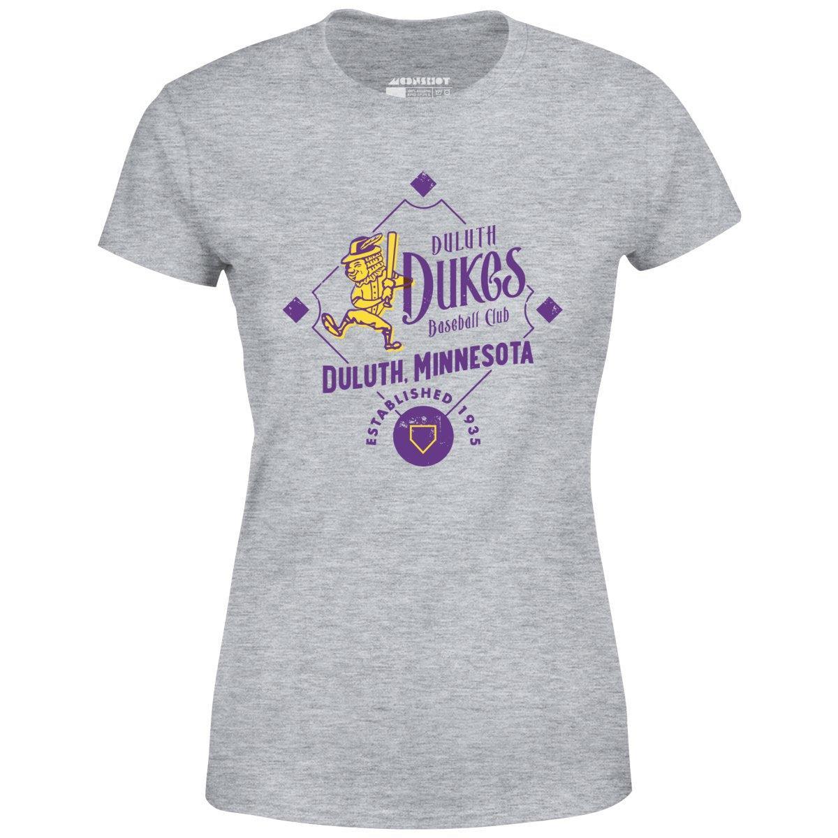 Duluth Dukes - Minnesota - Vintage Defunct Baseball Teams - Women's T-Shirt Female Product Image