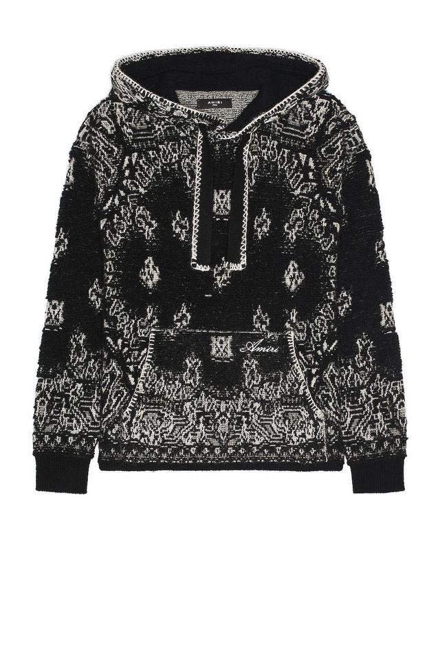 Amiri Bandana Hoodie in Black Product Image