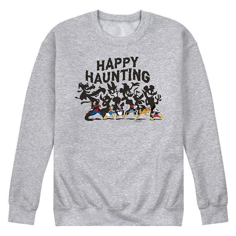 Disney Mens Happy Haunting Fleece Med Grey Product Image