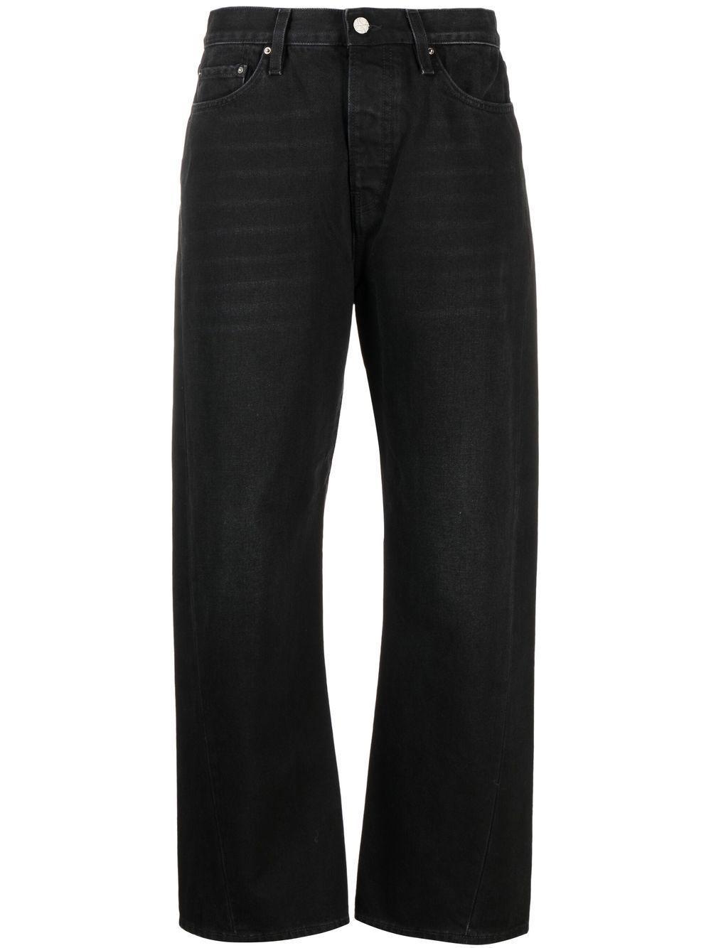 Straight-leg Jeans In Faded Black Product Image