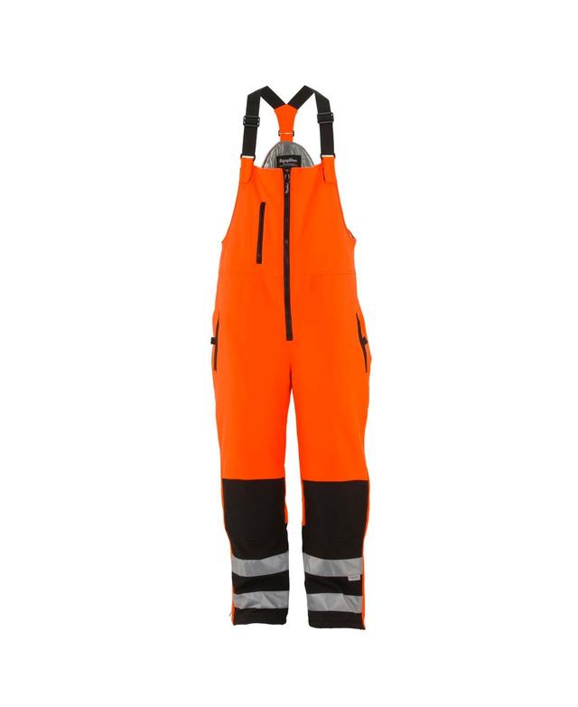 RefrigiWear Mens High Visibility Reflective Insulated Softshell High Bib Overall Product Image