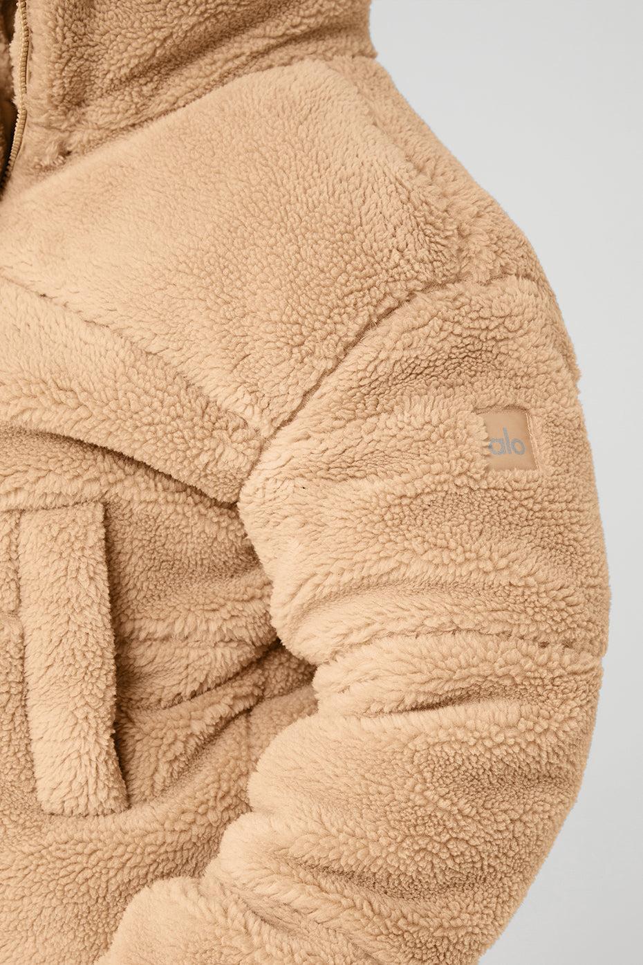 Sherpa Snow Angel Puffer - Camel Female Product Image