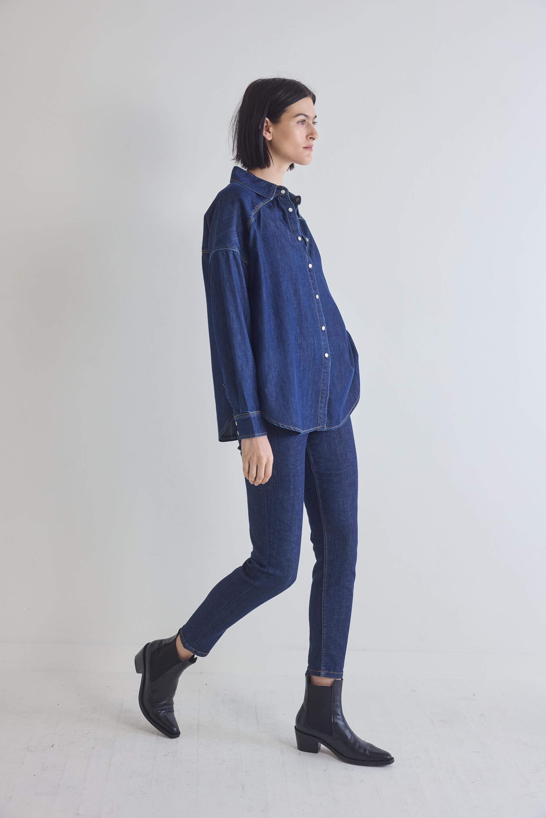 Refine Oversized Denim Tunic Product Image