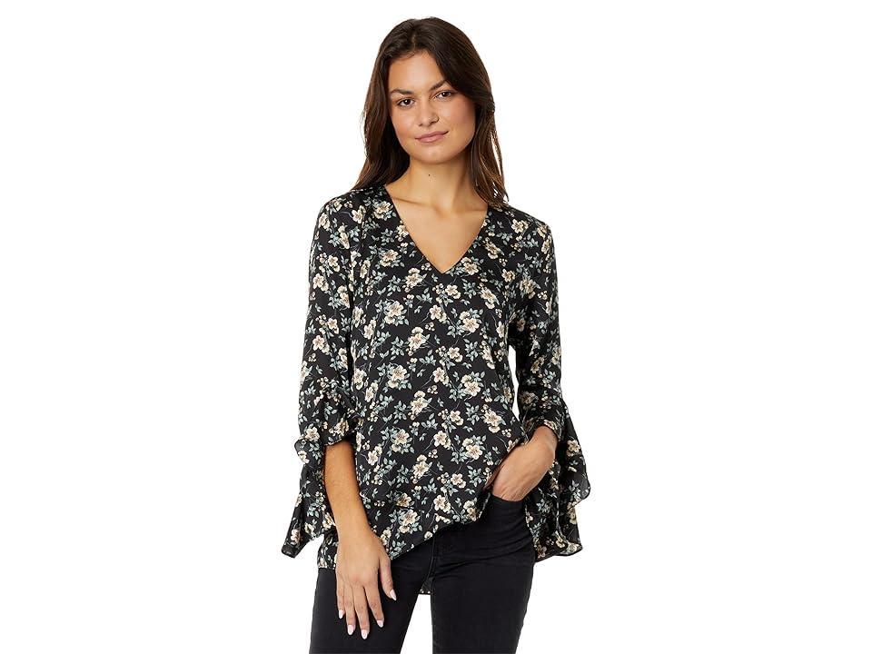 Vince Camuto V-Neck Blouse w/ Double Layer (Rich ) Women's Clothing product image