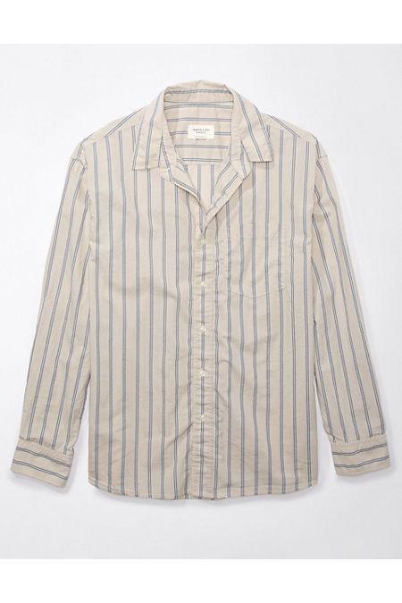 AE Everyday Poplin Striped Button-Up Shirt Men's Product Image