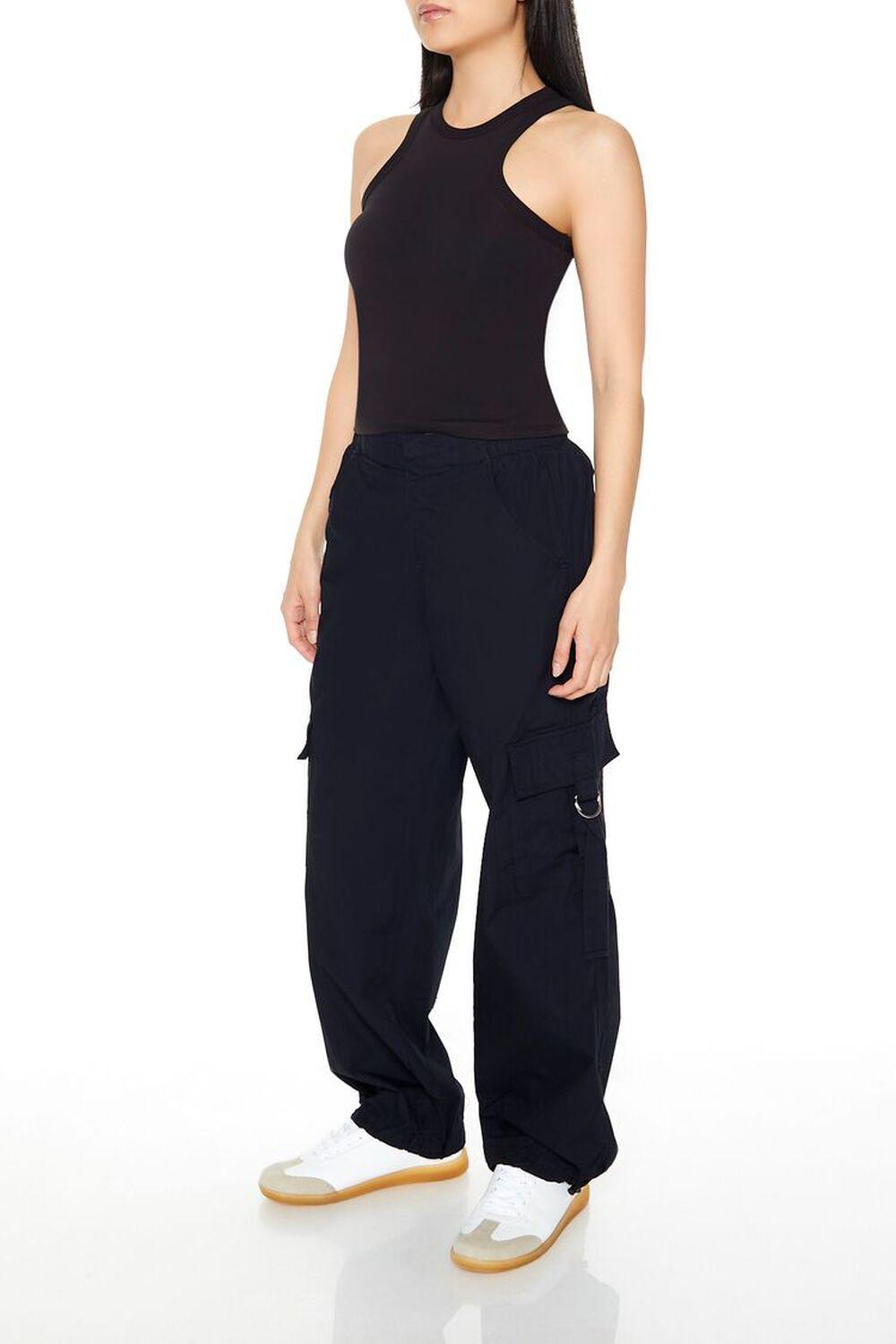 Poplin Cargo Joggers | Forever 21 Product Image