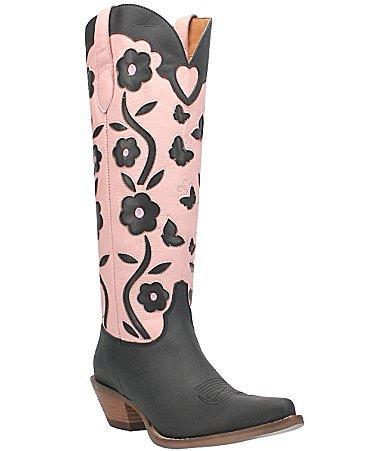 Dingo Goodness Gracious Floral Round Toe Cowboy Boots Product Image