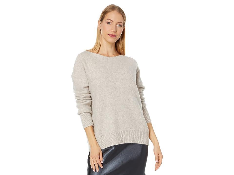 Vince Banded Boatneck Pullover (Marble) Women's Clothing Product Image