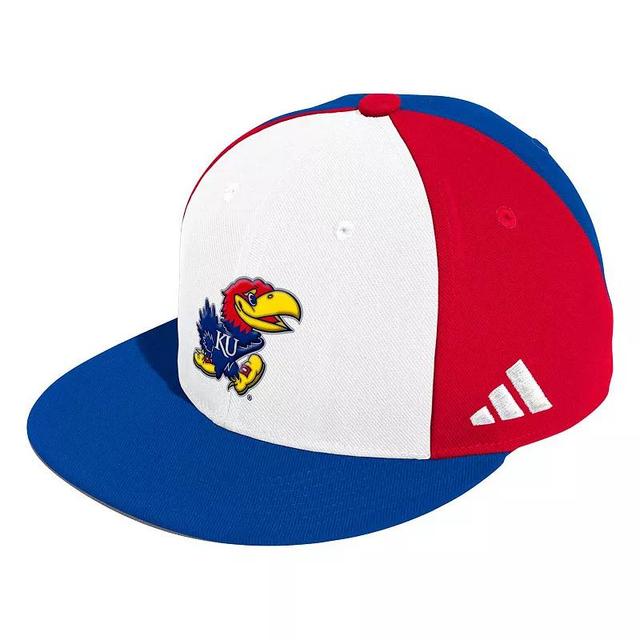 Mens adidas Kansas Jayhawks On-Field Baseball Fitted Hat Product Image