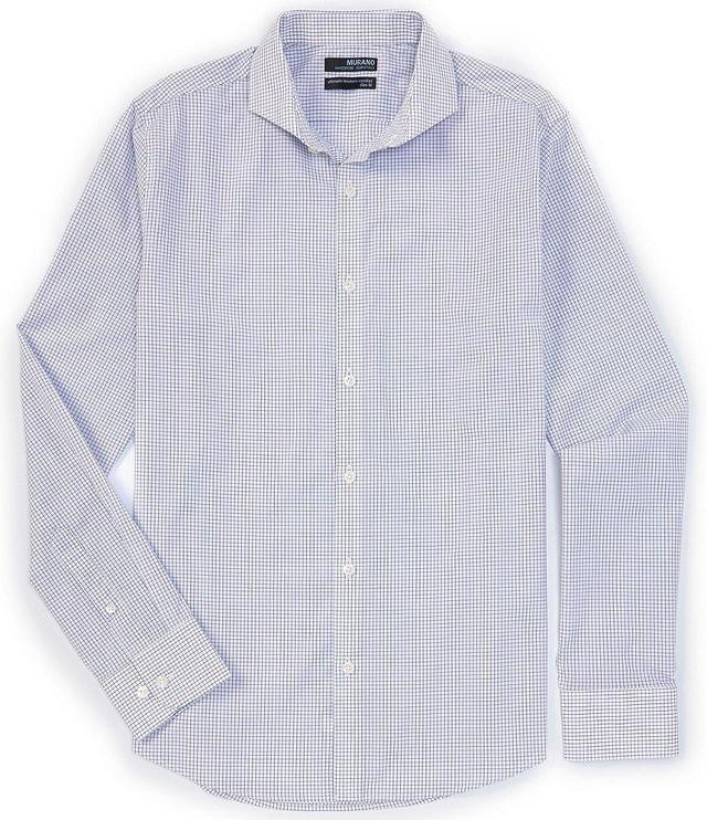 Murano Wardrobe Essentials Slim-Fit Long-Sleeve Woven Shirt Product Image