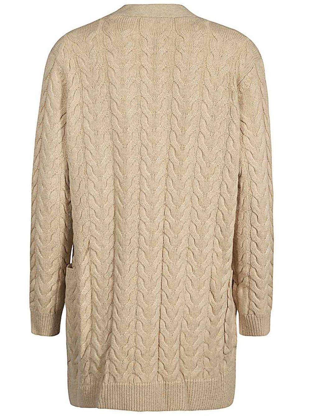 MAX MARA Buttoned Long In Beige Product Image