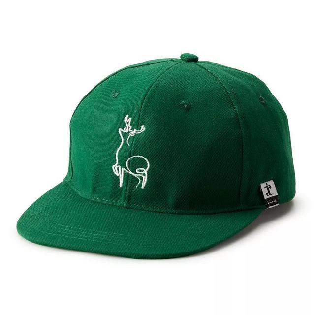 Womens SIJJL Reindeer Embroidered Snapback Hat Product Image