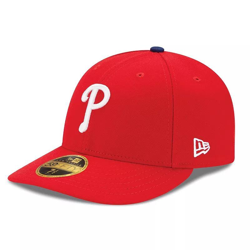 Mens New Era Philadelphia Phillies Authentic Collection On Field Low Profile Game 59FIFTY Fitted Hat Product Image