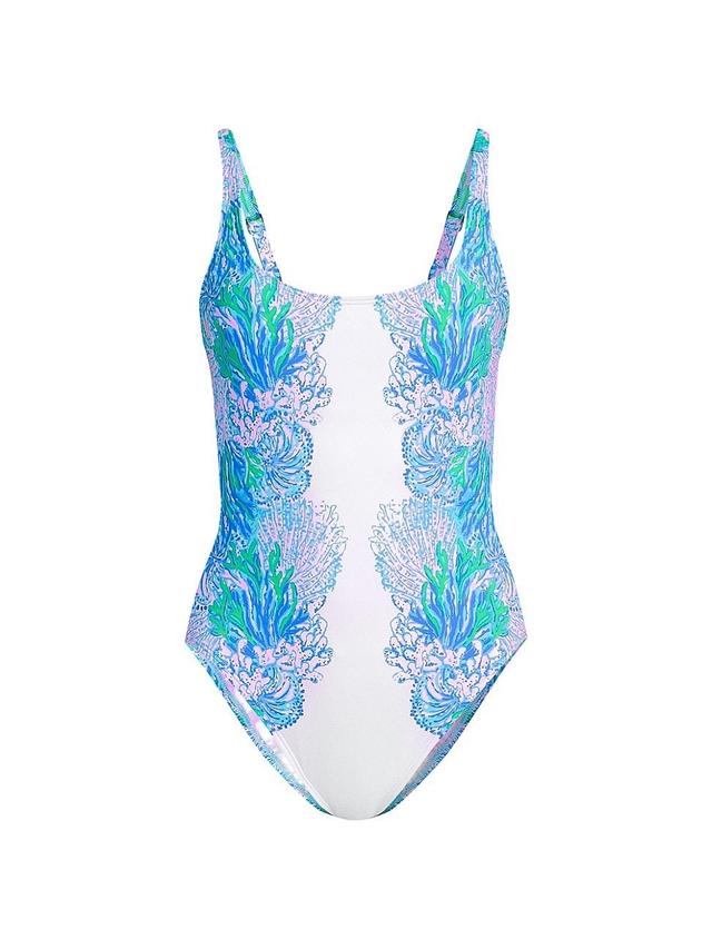 Womens Brin Scoopneck One-Piece Swimsuit Product Image