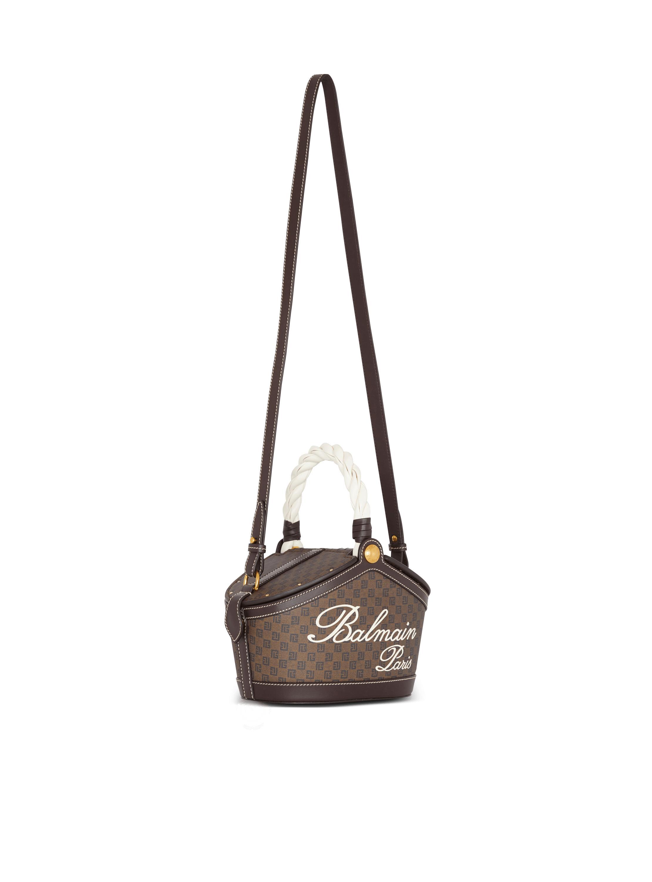 Monogram canvas and leather bucket bag  Product Image