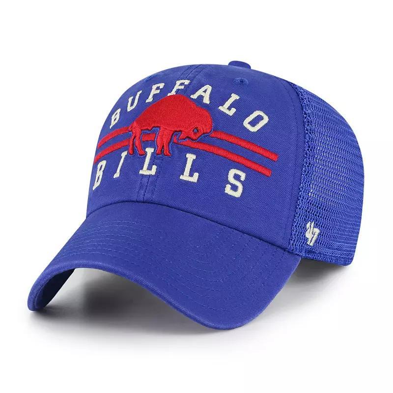 Mens 47 Royal Buffalo Bills Legacy Highpoint Trucker Clean Up Snapback Hat Product Image