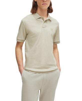 Mens Stretch-Cotton Slim-Fit Polo T-Shirt Product Image