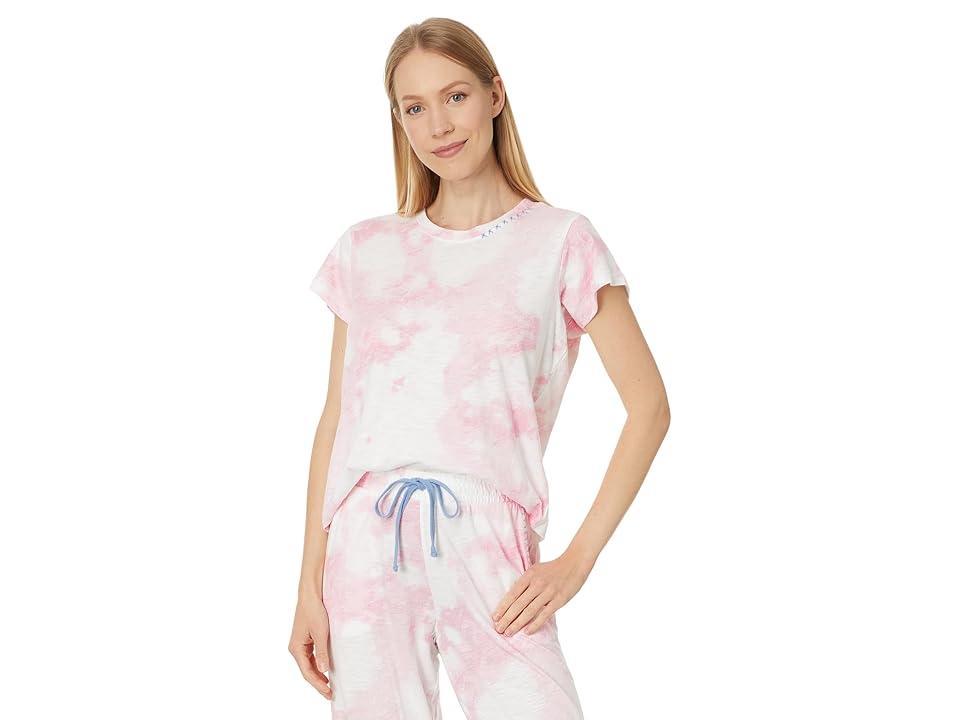 P.J. Salvage Star Gazer Tie Dye PJ Set Cloud) Women's Pajama Sets Product Image