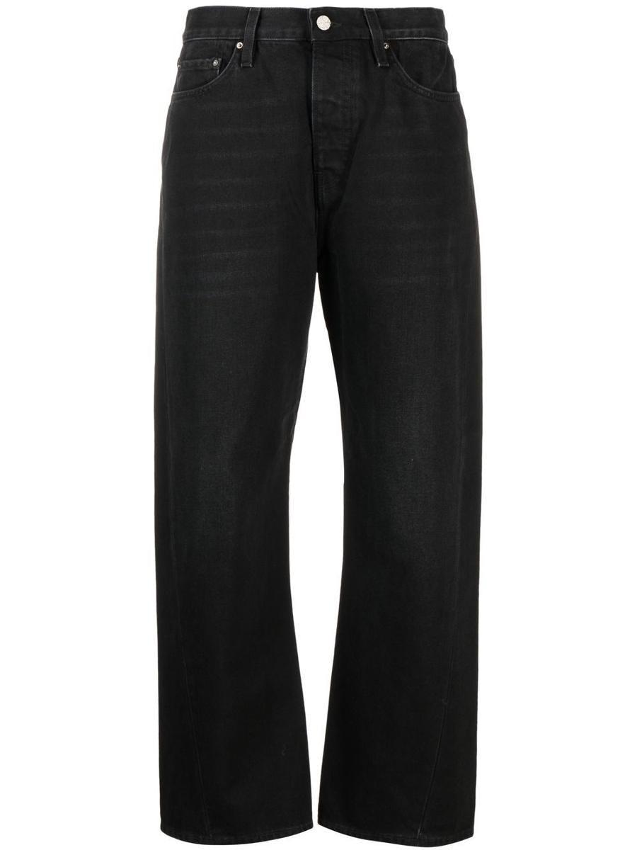 TOTÊME Toteme Organic Cotton Denim Jeans In Black Product Image